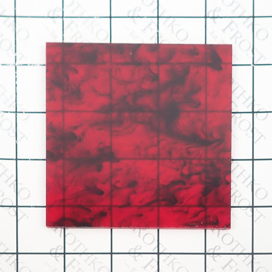 [Incudo] Red Tortoiseshell Acrylic Sheet - 1000x600x3mm