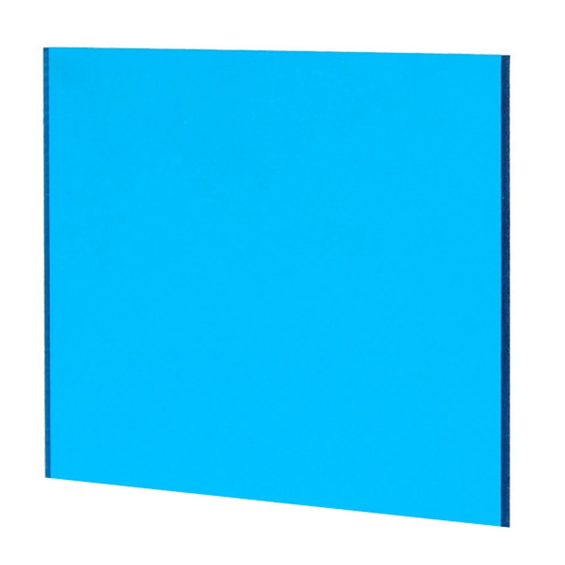 Incudo Sky Blue Transparent Acrylic Sheet - 300x200x3mm (11.8x7.87x0.12)