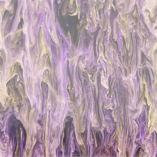 Incudo Golden Violet Smoky Acrylic Sheet - 98x98x3mm (Sample)