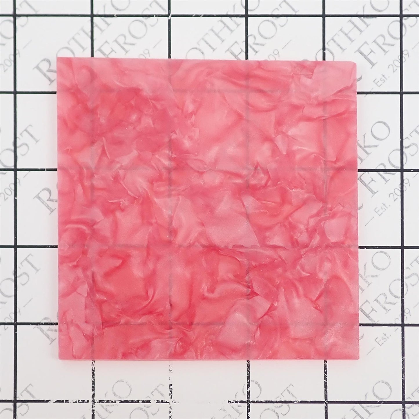 Incudo Pink Pearloid Acrylic Sheet - 250x150x3mm