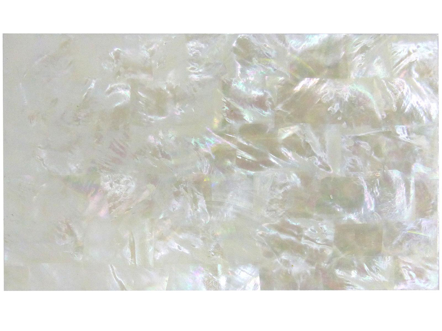 Incudo White Mother of Pearl Laminate Shell Veneer - 240x140x0.5mm