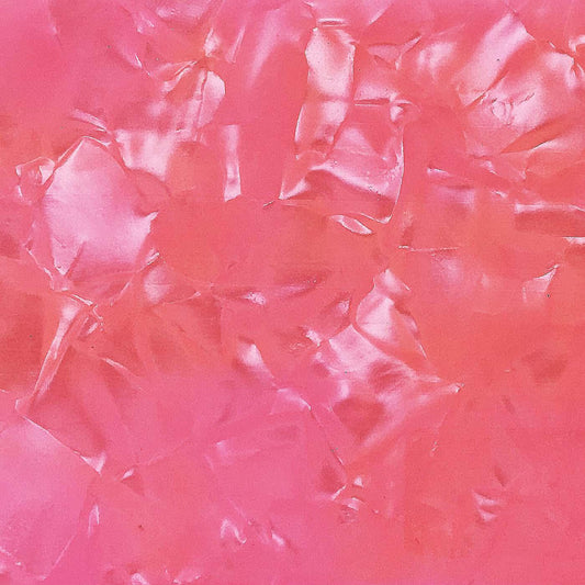 Incudo Pink Pearloid Celluloid Laminate Acrylic Sheet - 300x200x3mm (11.8x7.87x0.12")