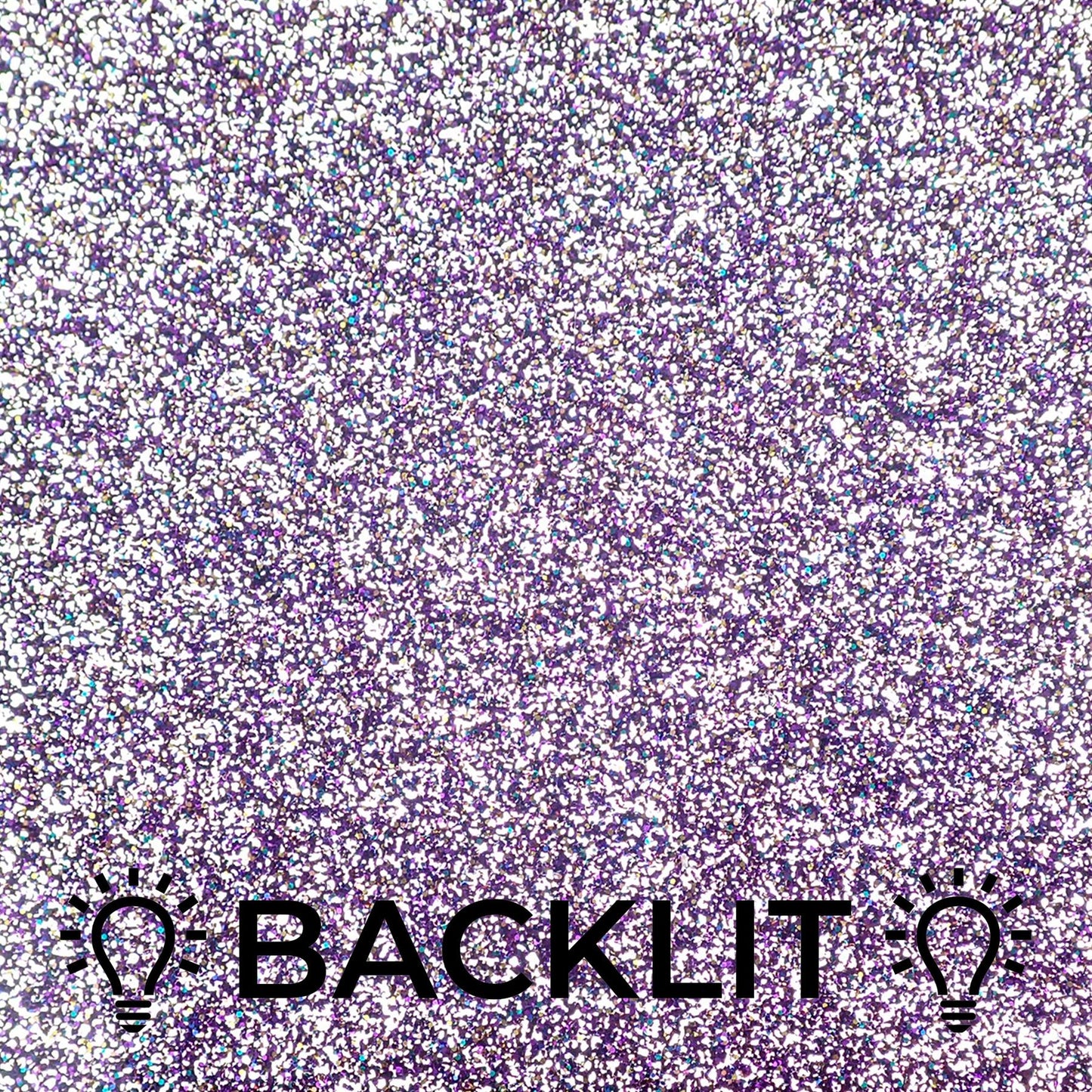 [Incudo] Purple Holographic Glitter Acrylic Sheet - 600x500x3mm