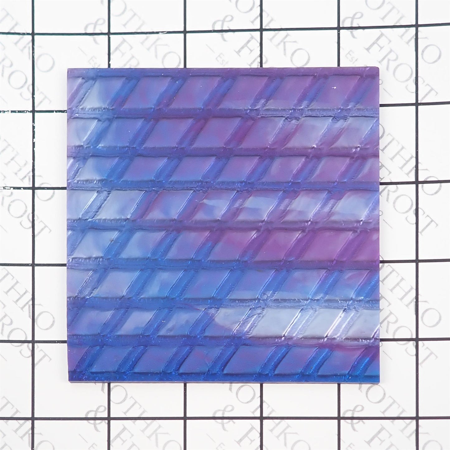 [Incudo] Blue Snakeskin Acrylic Sheet - 600x500x3mm