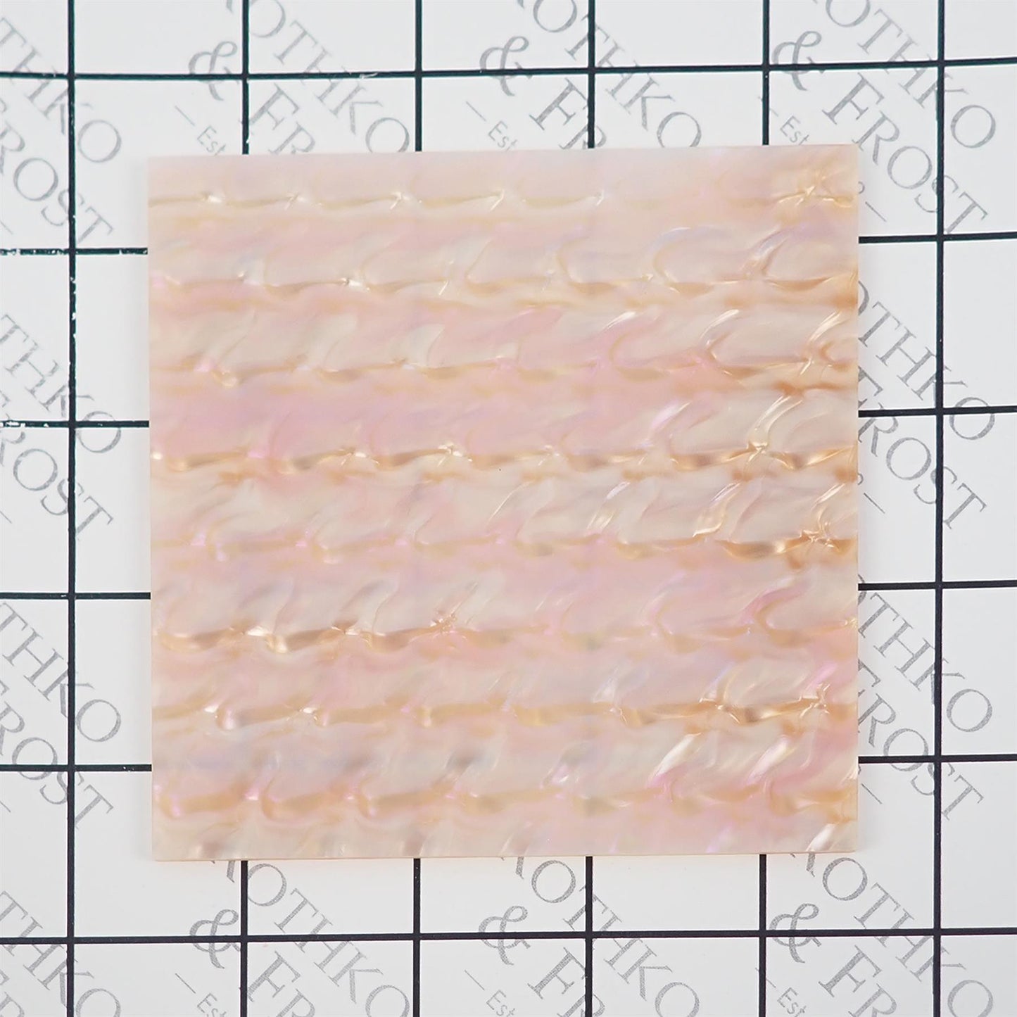 [Incudo] Beige Snakeskin Acrylic Sheet - 600x500x3mm