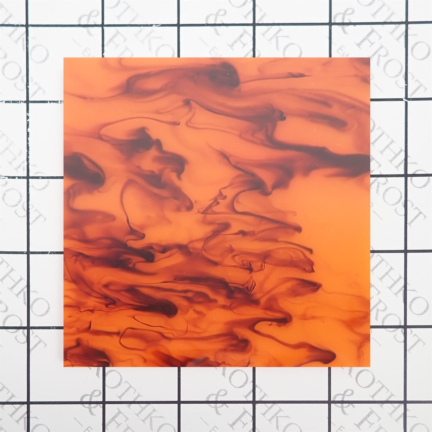 [Incudo] Amber Tortoiseshell Acrylic Sheet - 600x500x3mm