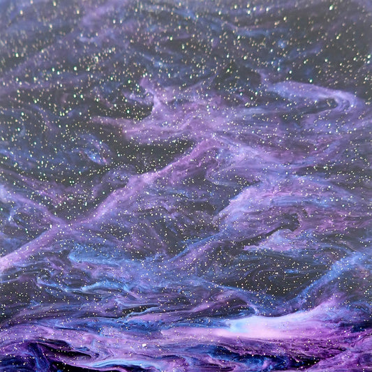 [Incudo] Purple Glittering Smoky Acrylic Sheet - 1000x600x3mm