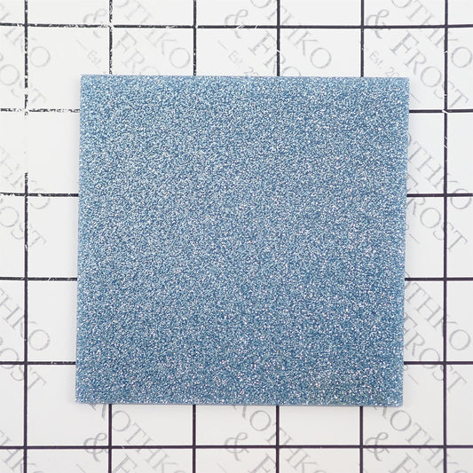 [Incudo] Baby Blue Glitter Acrylic Sheet - 1000x600x3mm