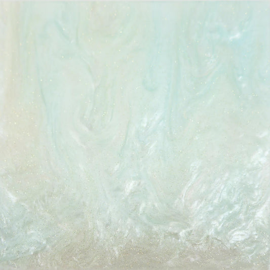 Incudo Baby Blue Glittering Pearl Acrylic Sheet - 600x400x3mm