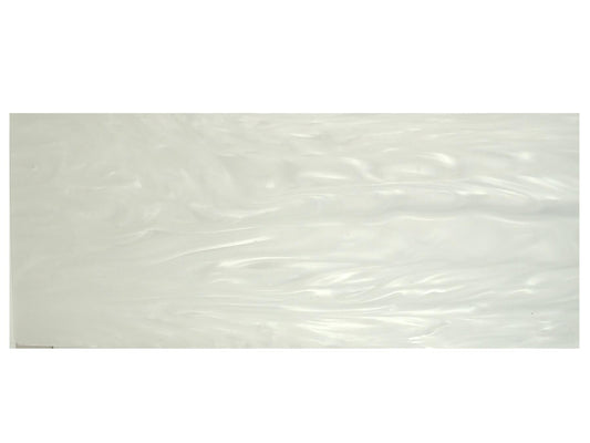 [Incudo] White Pearl Kirinite Acrylic Sheet - 240x100x4mm