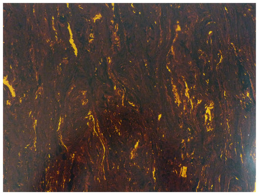 Luthitec Brown Dark Tortoiseshell PVC Sheet - 290x220x0.5mm (11.4x8.66x0.02")