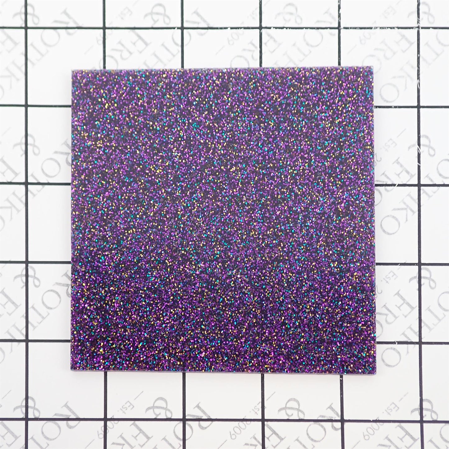 Incudo Purple Holographic Glitter Acrylic Sheet - 600x400x3mm