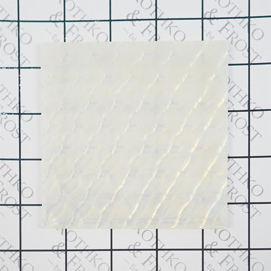 Incudo White Snakeskin Acrylic Sheet - 600x400x3mm