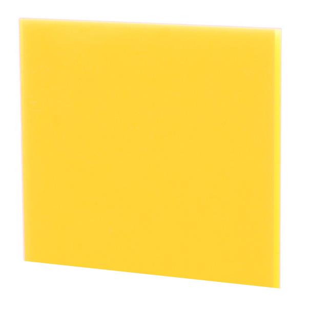 Incudo Yellow Fluorescent Acrylic Sheet - 300x200x3mm (11.8x7.87x0.12")