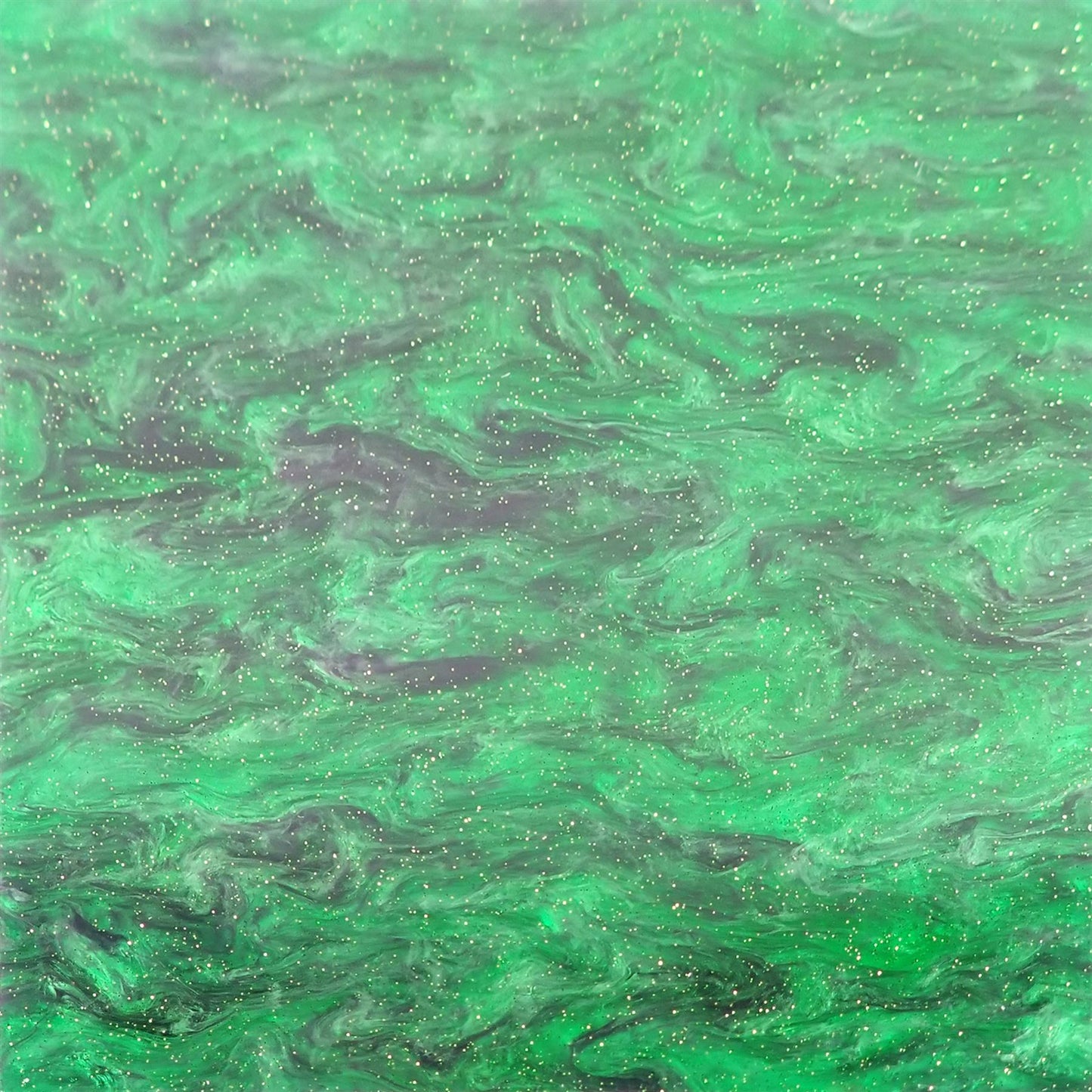 Incudo Green/Purple Glittering Smoky Acrylic Sheet - 250x150x3mm