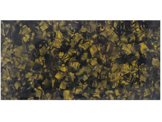 Incudo Bronze Pearloid Celluloid Sheet - 200x100x1.2mm (7.9x3.94x0.05")