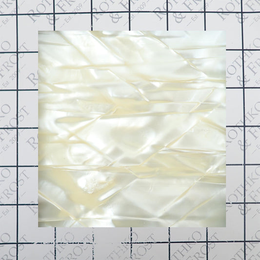 Incudo Cream Vintage Pearloid Celluloid Sheet - 430x290x1mm (16.9x11.42x0.04")