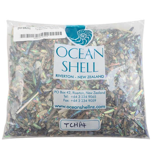 Lumea Paua Abalone Shell Pieces Terrazzo Chip (3-5mm) 1Kg