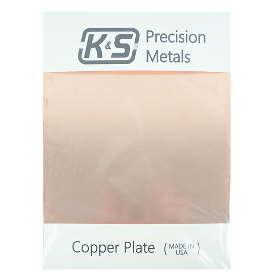 K&S Metals 6532 Copper Punch Metal Sheet (8x10") .016"