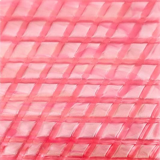 Incudo Red Snakeskin Acrylic Sheet - 150x125x3mm