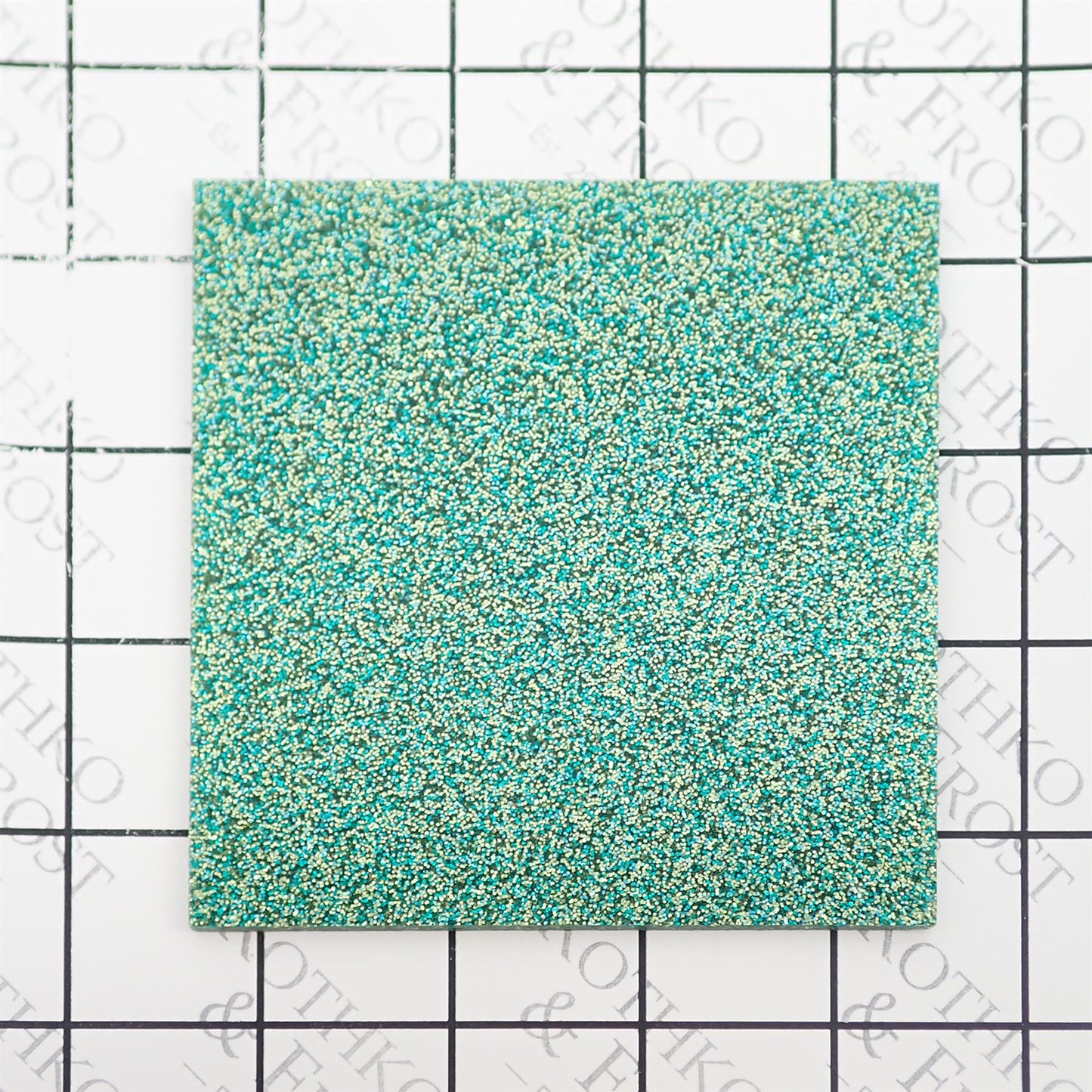 [Incudo] Grass Green Glitter Acrylic Sheet - 250x150x3mm