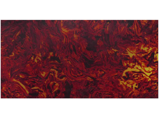 Incudo Light Tortoiseshell Celluloid Sheet - 200x100x0.96mm (7.9x3.94x0.04")