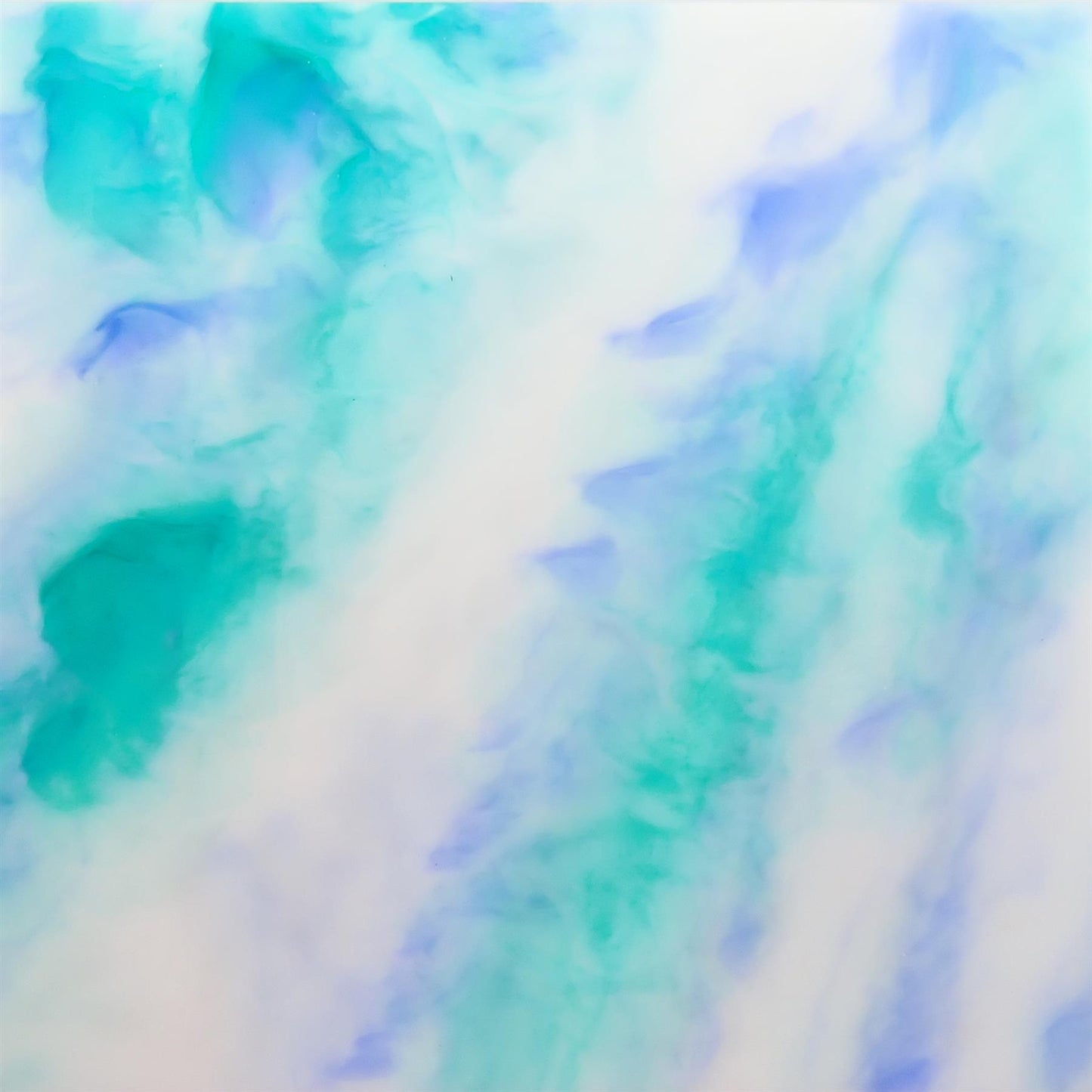 Incudo Blue and Green Marble Acrylic Sheet - 250x150x3mm