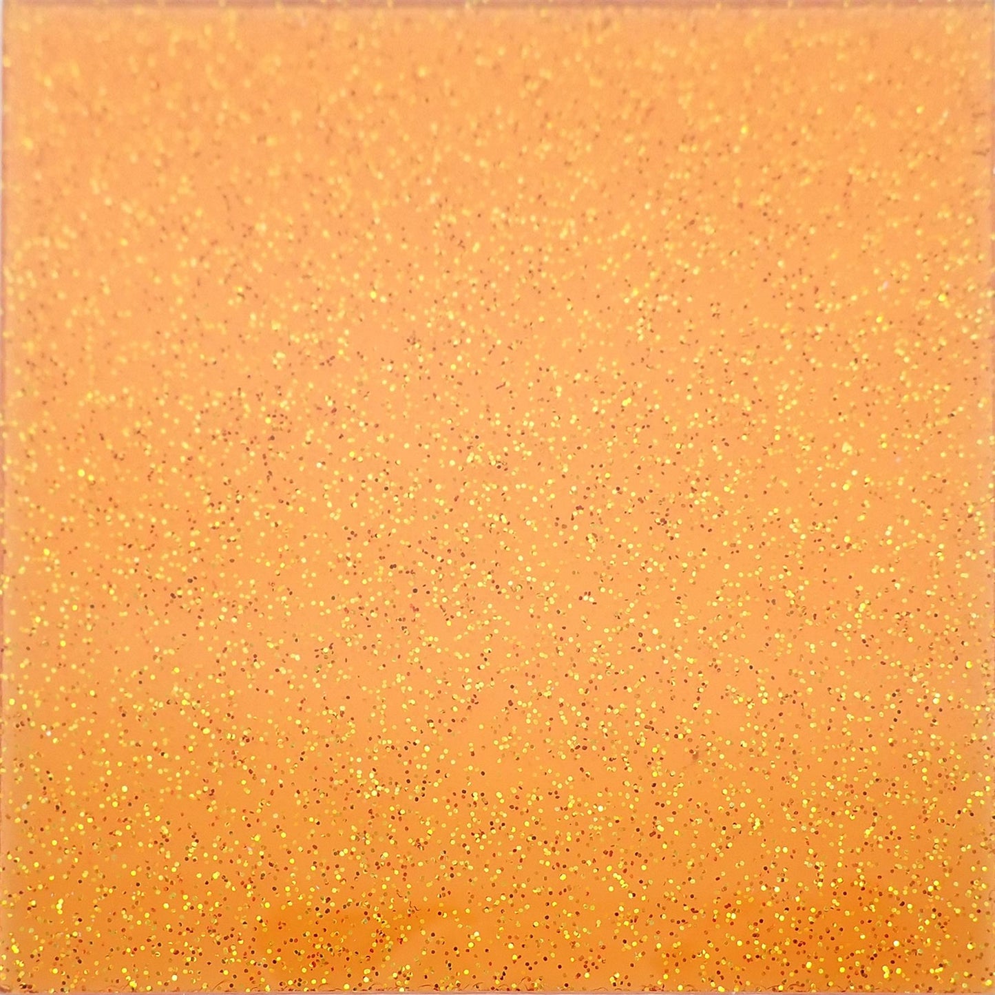 [Incudo] Orange Transparent Glitter Acrylic Sheet - 1000x600x3mm