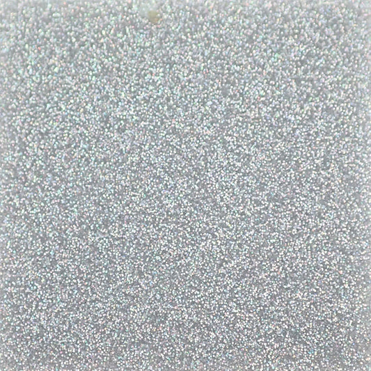 Incudo Silver 2-Sided Holographic Glitter Acrylic Sheet - 400x300x3mm (15.7x11.81x0.12")