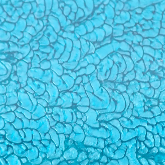 Incudo Cyan Blue Lava Pearl Acrylic Sheet - 300x200x3mm (11.8x7.87x0.12")