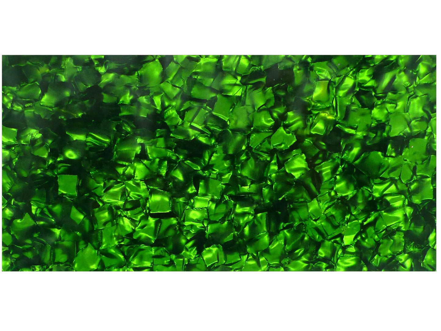 Incudo Green Pearloid Celluloid Sheet - 200x100x0.71mm (7.9x3.94x0.03")