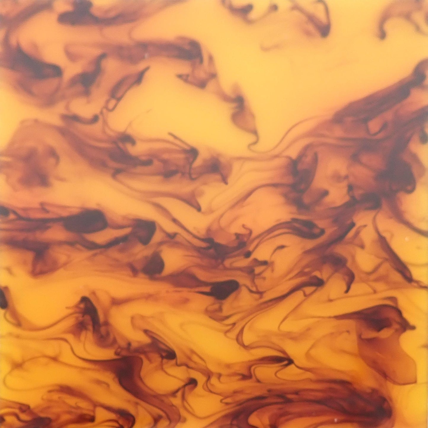 Incudo Yellow Tortoiseshell Acrylic Sheet - 300x250x3mm