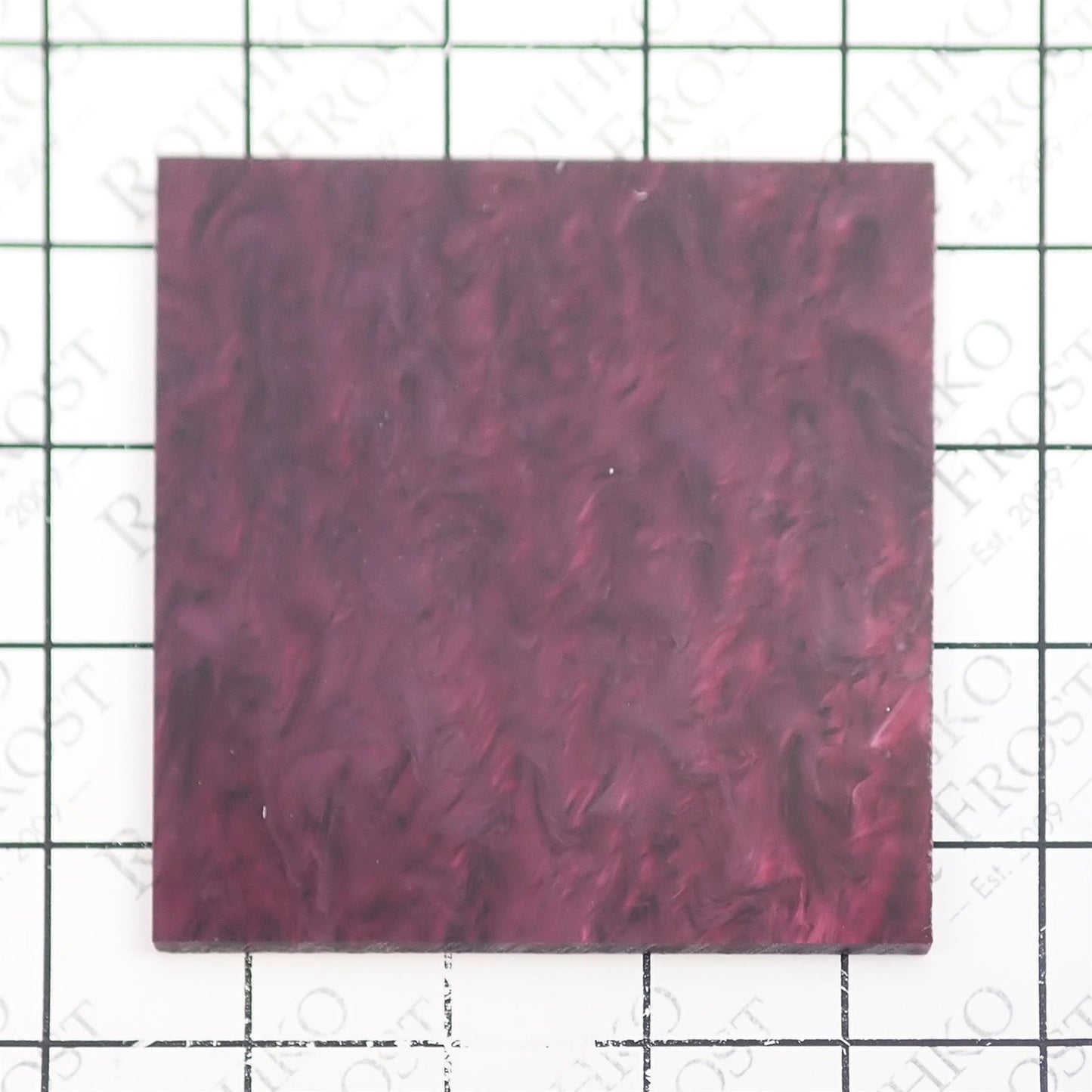 Incudo Wine Red Pearl Acrylic Sheet - 150x125x3mm