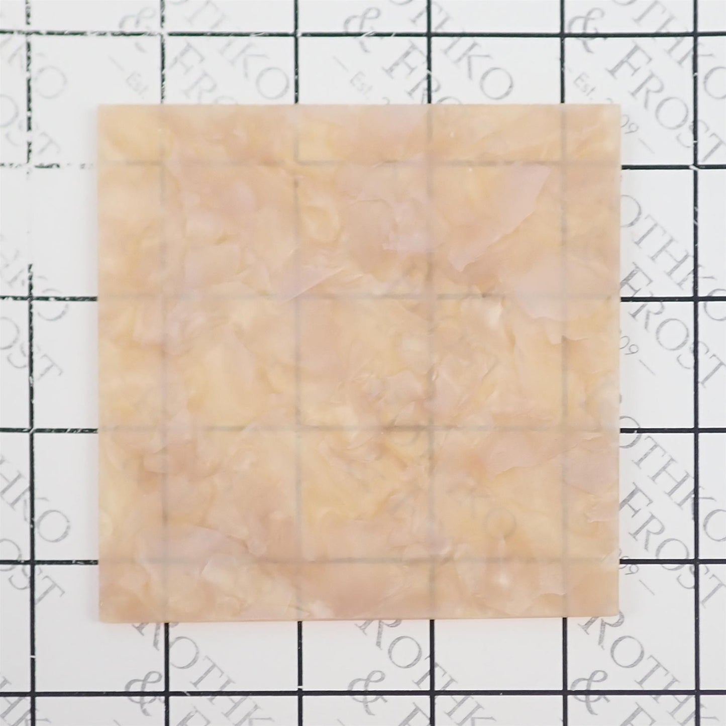Incudo Tan Brown Pearloid Acrylic Sheet - 300x200x3mm (11.8x7.87x0.12")