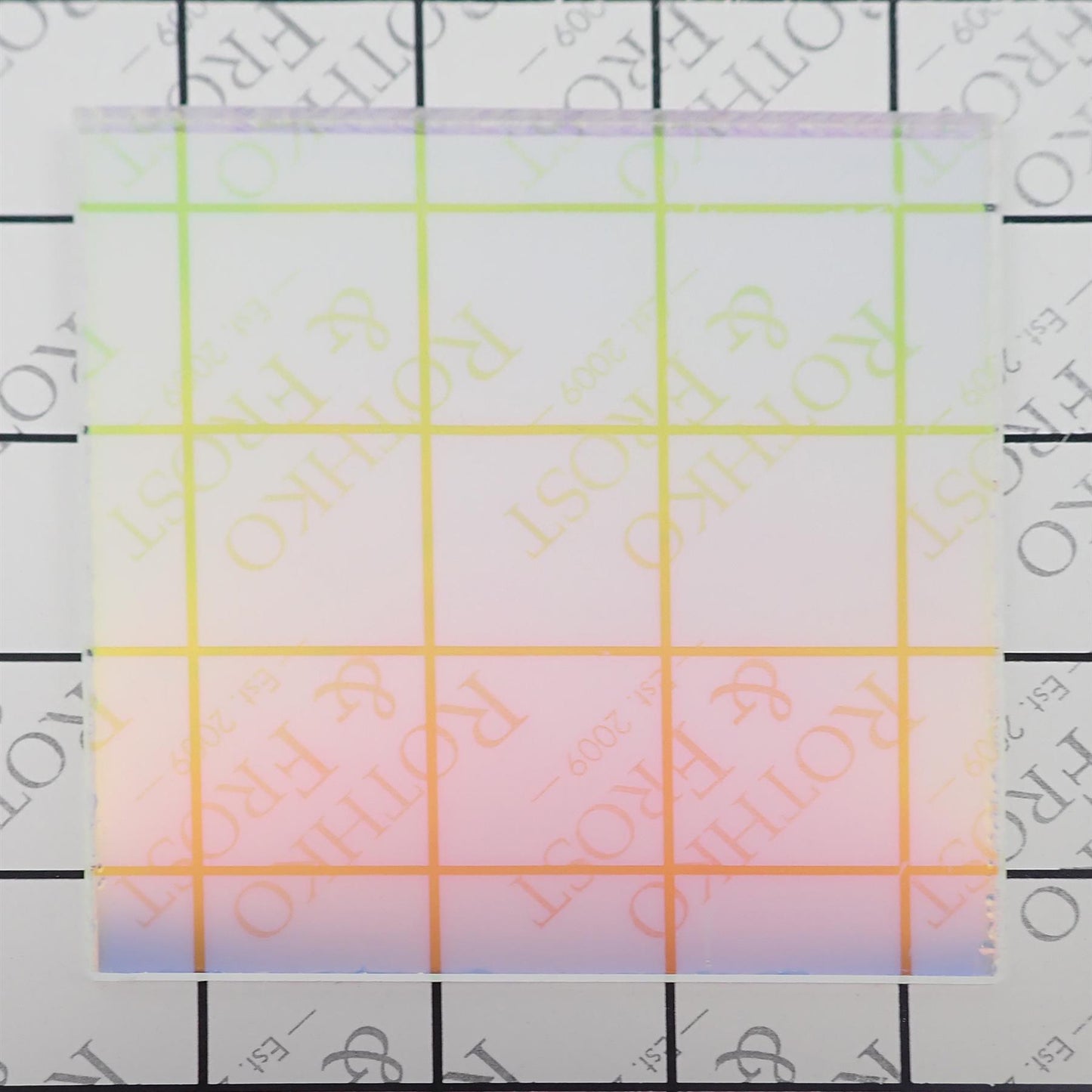 Incudo Clear Rainbow Acrylic Sheet - 250x150x3mm