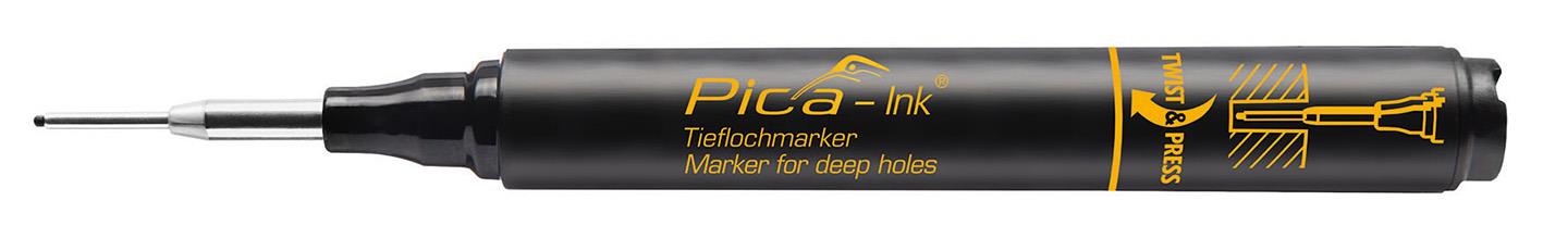 Pica-Ink Black Marker For Deep Holes