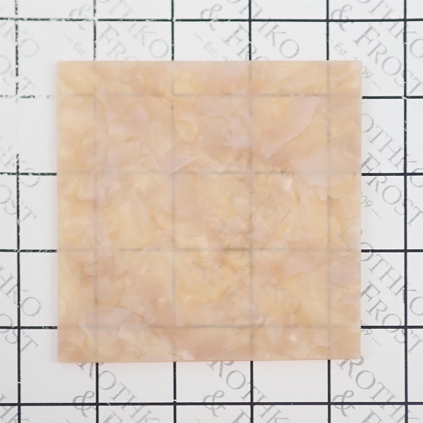 Incudo Tan Brown Pearloid Acrylic Sheet - 600x500x3mm