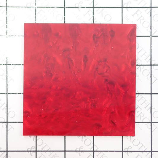 Incudo Red Pearl Acrylic Sheet - 600x400x3mm