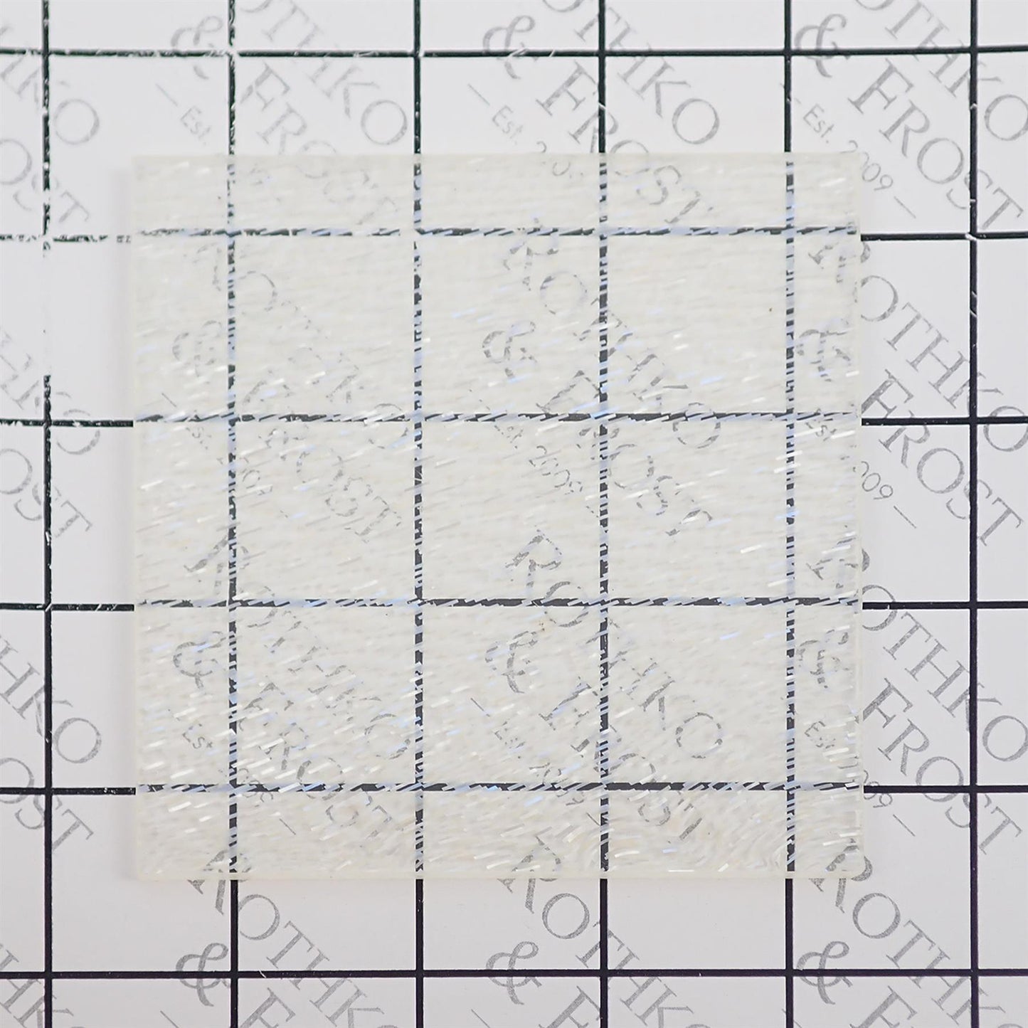 Incudo White Confetti Celluloid Laminate Acrylic Sheet - 300x200x3mm (11.8x7.87x0.12")