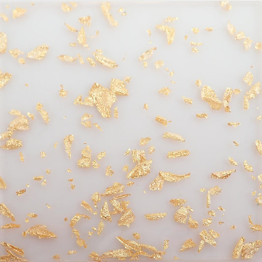 Incudo Gold Leaf Acrylic Sheet - 300x250x3mm