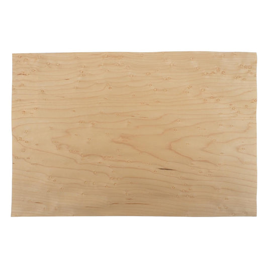 Incudo Birds Eye Maple Fleece Backed Natural Wood Veneer - 300x200x0.25mm