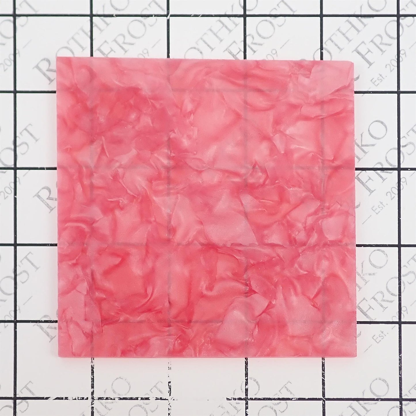 Incudo Pink Pearloid Acrylic Sheet - 150x125x3mm