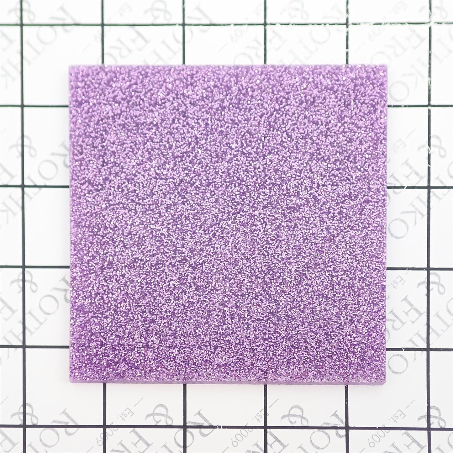Incudo Mauve Purple 2-Sided Glitter Acrylic Sheet - 300x200x3mm (11.8x7.87x0.12")