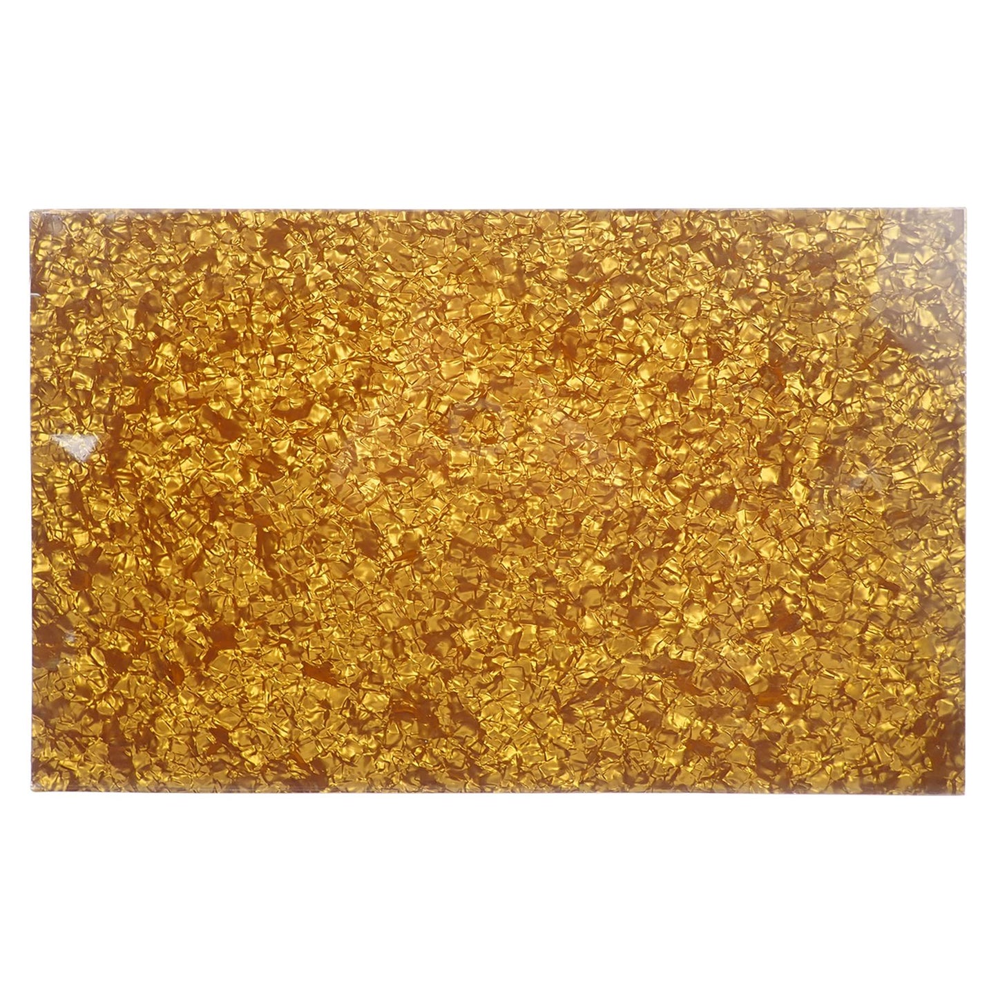 Borderlands Yellow Brown Pearloid PVC Sheet - 430x290x2.5mm 4-Ply