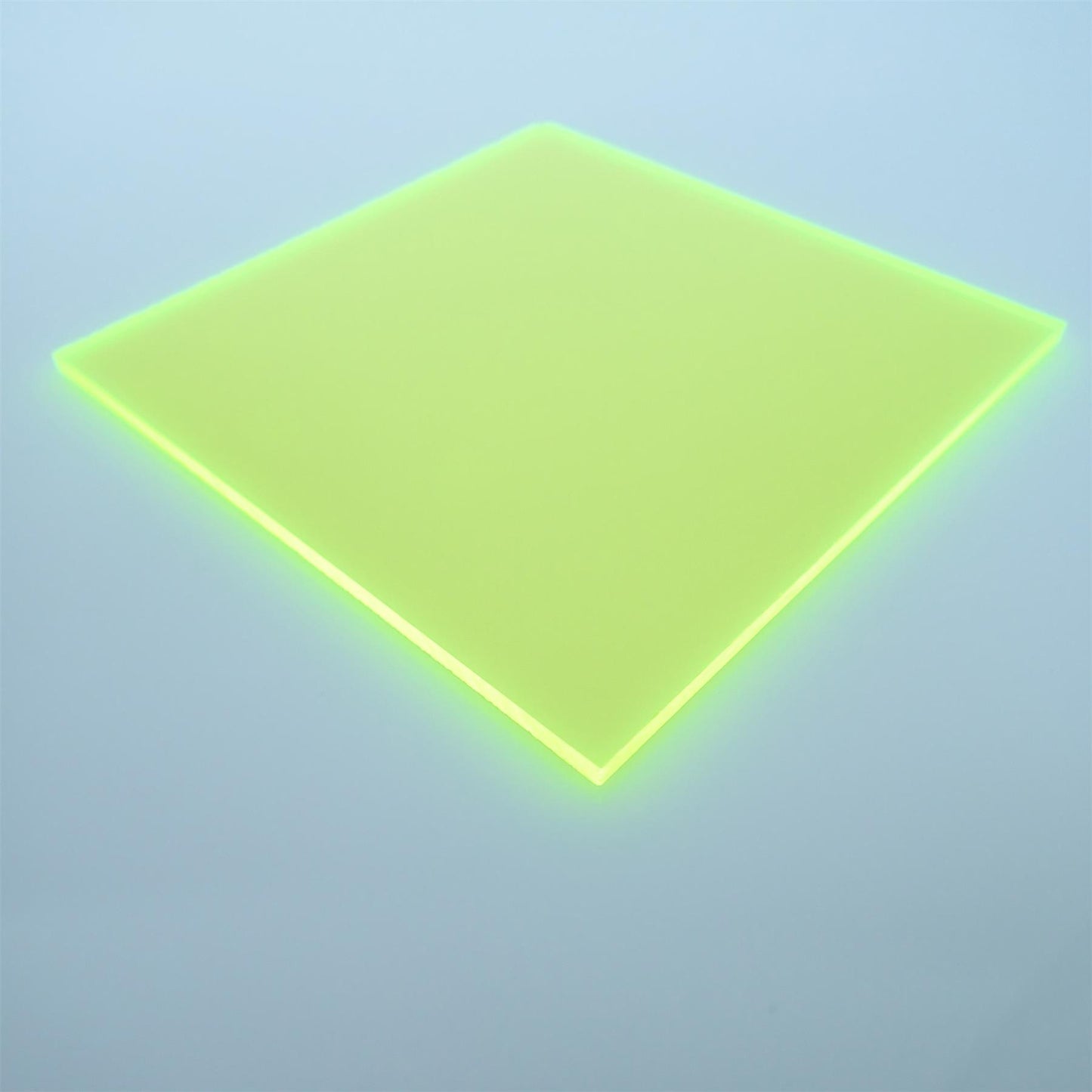 Incudo Chartreuse Fluorescent Acrylic Sheet - Sample