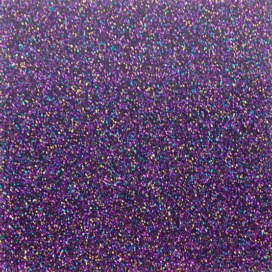 Incudo Purple 2-Sided Holographic Glitter Acrylic Sheet - 300x200x3mm (11.8x7.87x0.12")