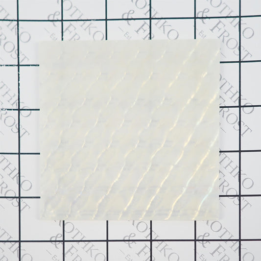 Incudo White Snakeskin Acrylic Sheet - 150x125x3mm