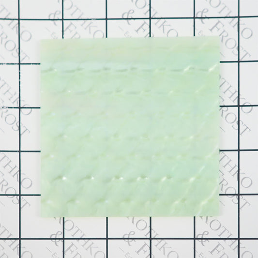 Incudo Light Green Snakeskin Acrylic Sheet - 150x125x3mm