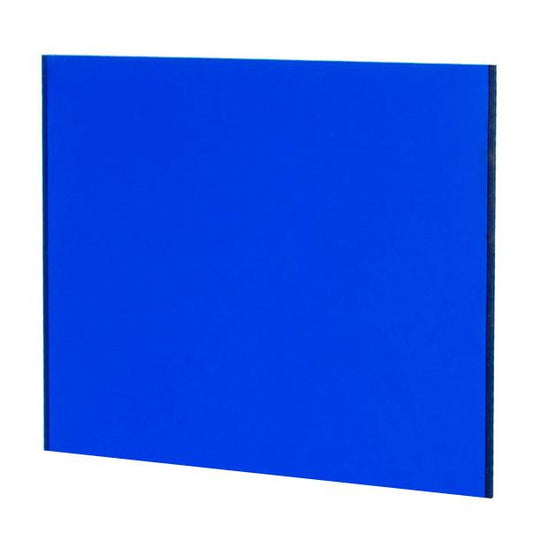 Incudo Blue Transparent Acrylic Sheet - 300x200x3mm (11.8x7.87x0.12")