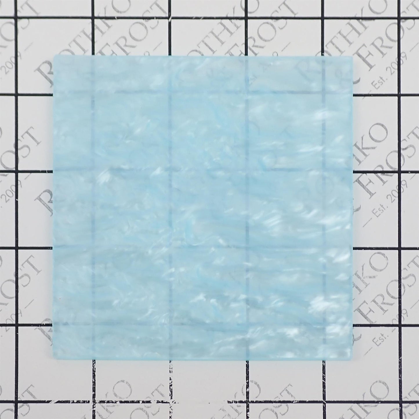 Incudo Baby Blue Pearl Acrylic Sheet - 300x250x3mm